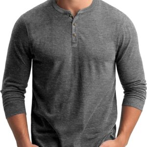 Long Sleeve Henley Shirt